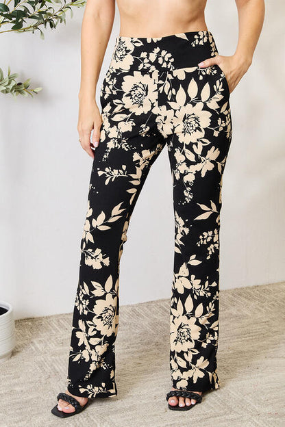 Heimish High Waist Floral Flare Pants