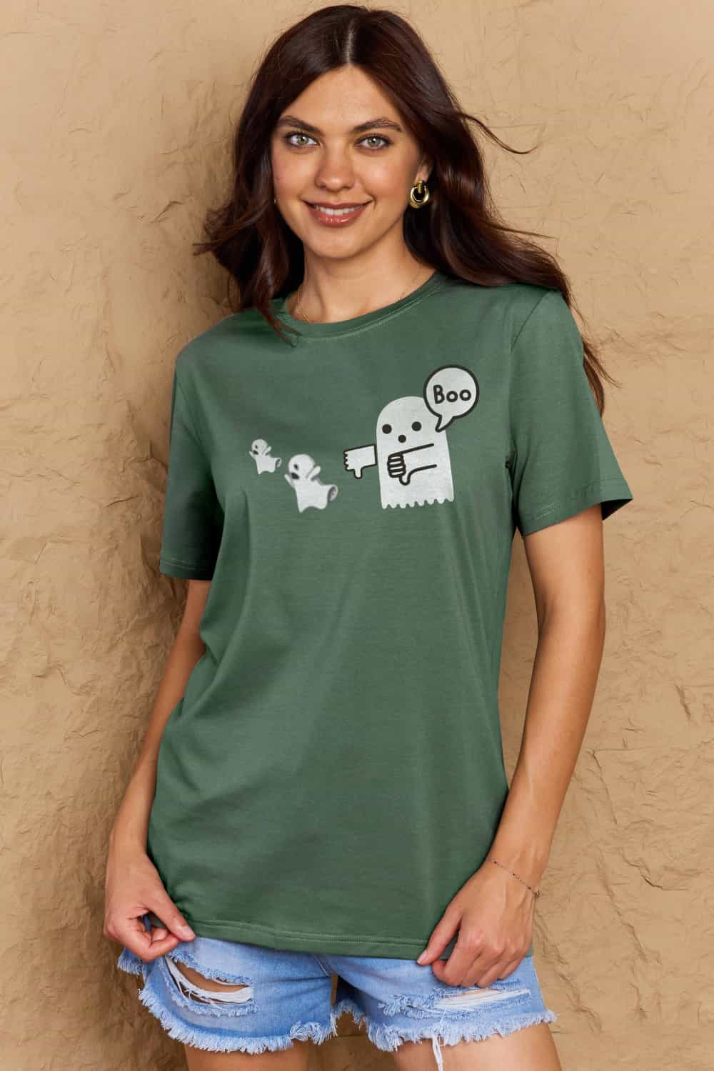 Simply Love BOO Graphic Cotton T-Shirt