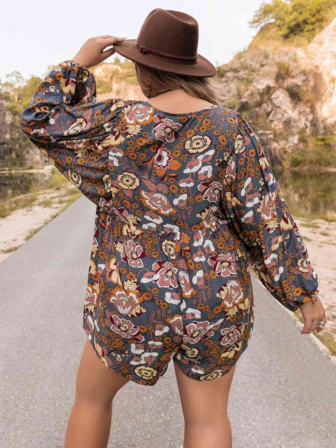 Plus+ Long Sleeve Romper