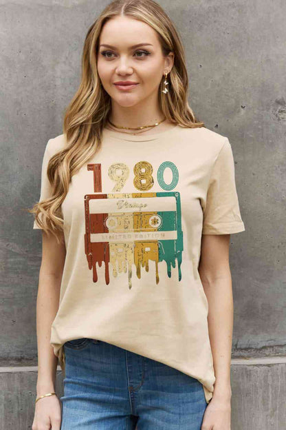 Simply Love Simply Love VINTAGE LIMITED EDITION Graphic Cotton Tee