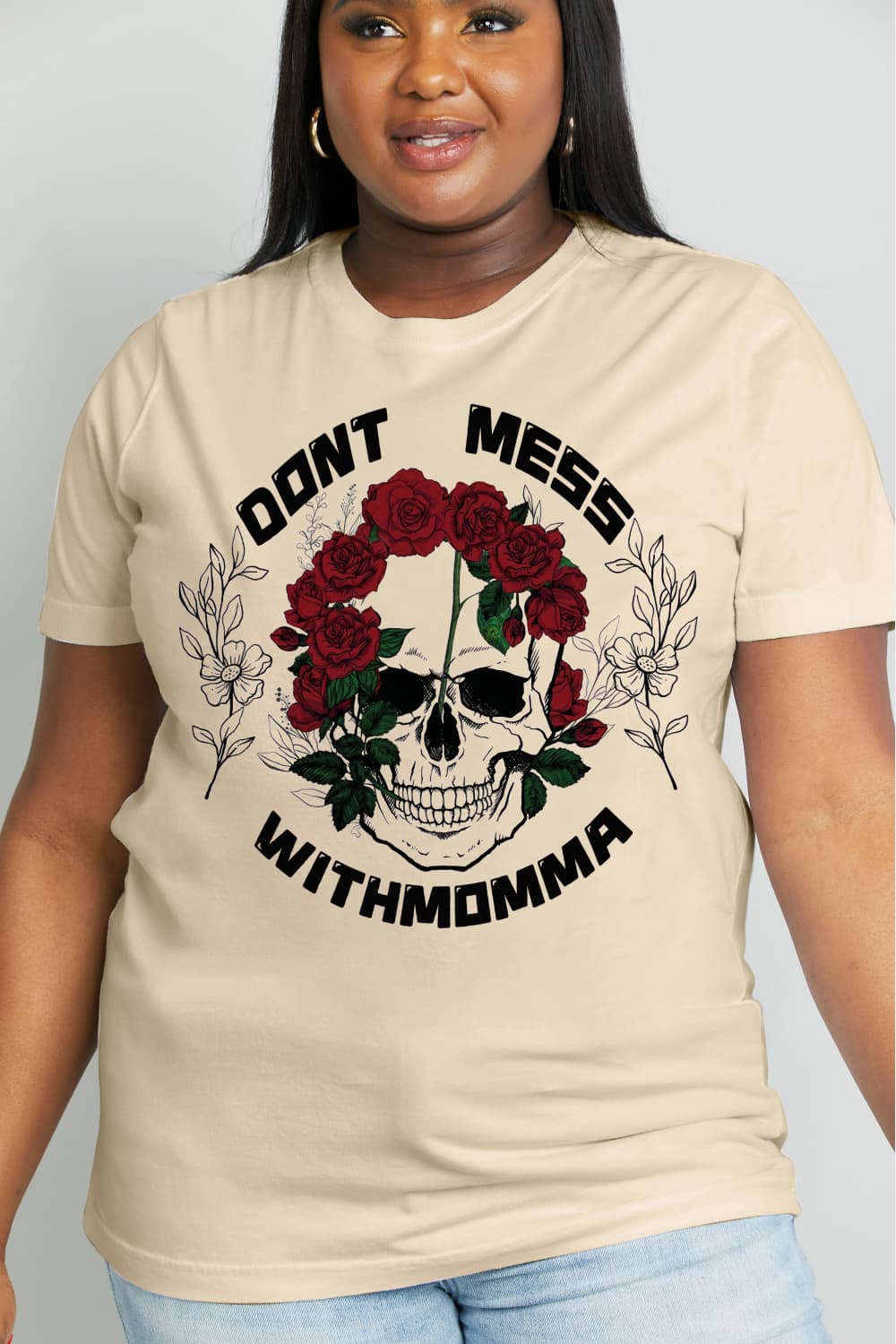 Simply Love DON‘T MESS WITH MOMMA Graphic Cotton Tee