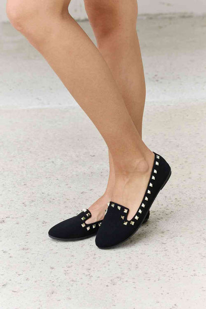 Forever Link Studded Loafer Flats