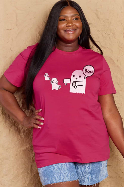 Simply Love BOO Graphic Cotton T-Shirt