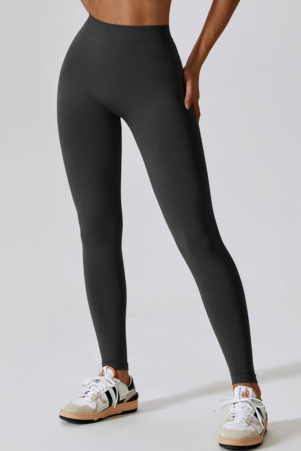 Wide Waistband Slim Fit Sports Pants