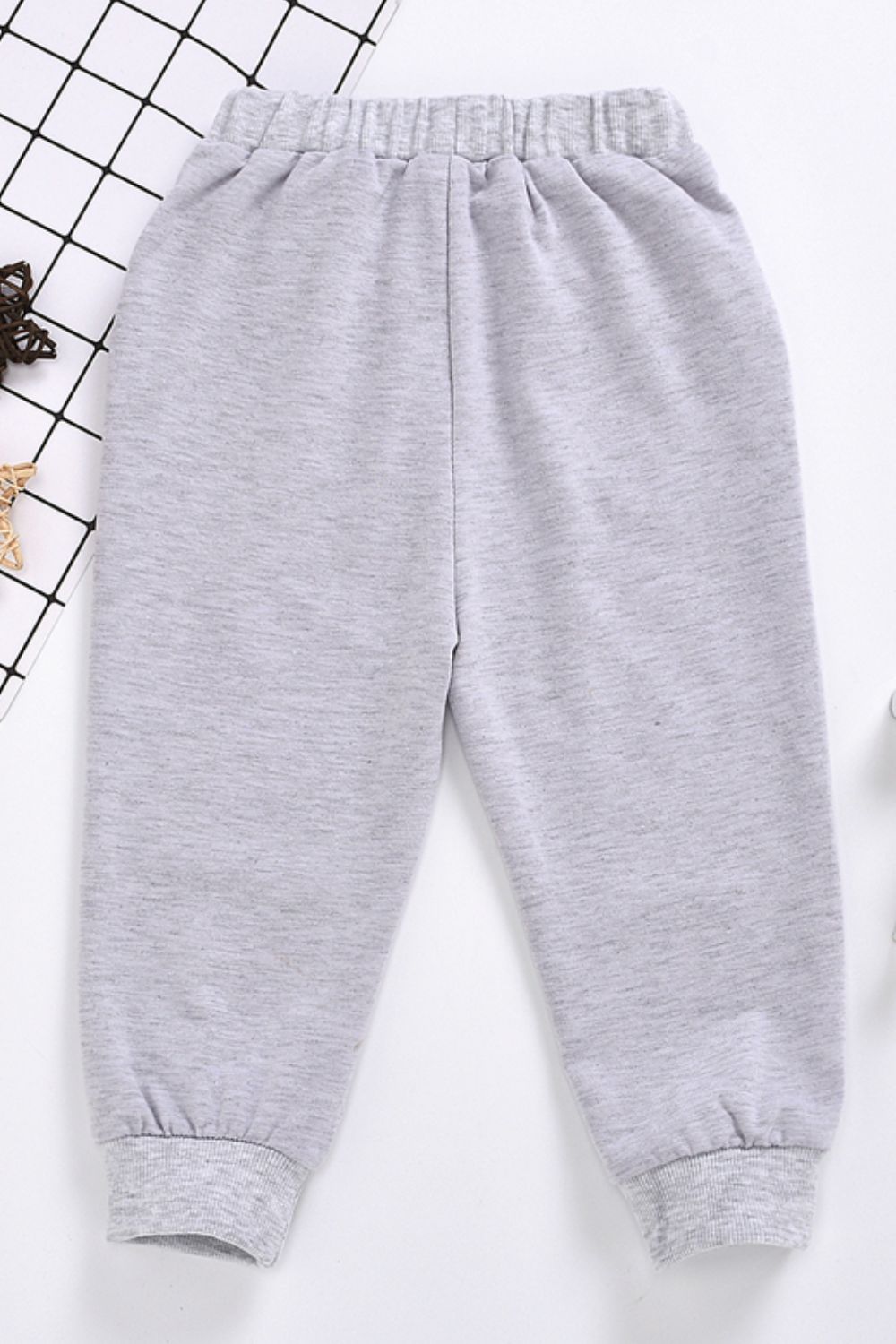 Kids Panda Graphic Joggers with Pockets Trendsi