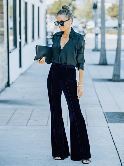 High Waist Flare Pants