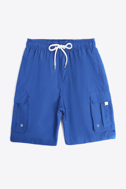 Men's Drawstring Waist Cargo Shorts Trendsi