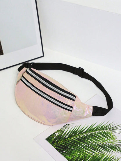 Gradient Polyester Sling Bag