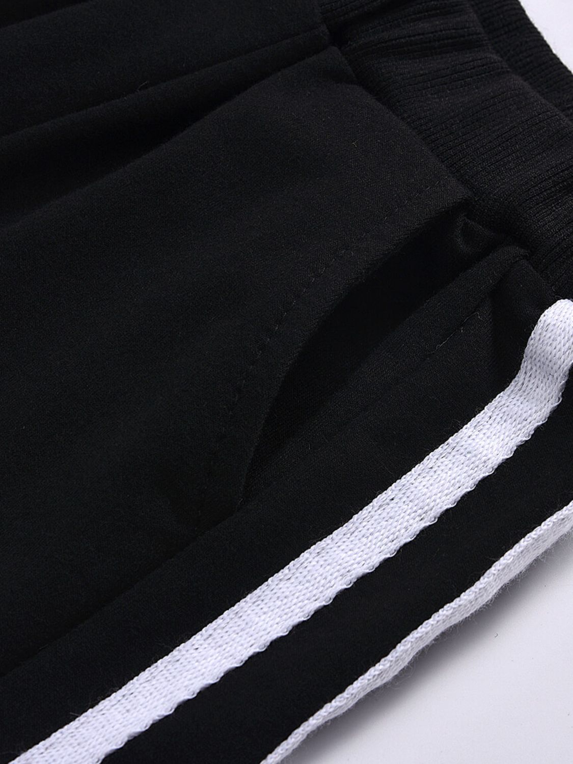 Kids Side Stripe Contrast Joggers Trendsi