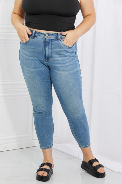 Nina High Waisted Skinny Jeans Trendsi