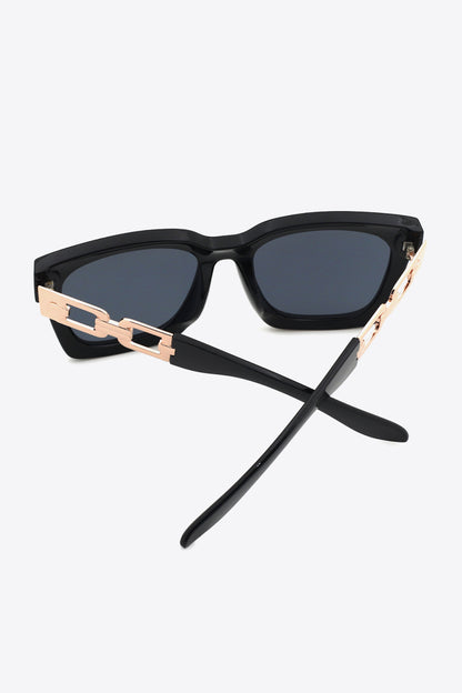 Polycarbonate Lens Square Full Rim Sunglasses Trendsi