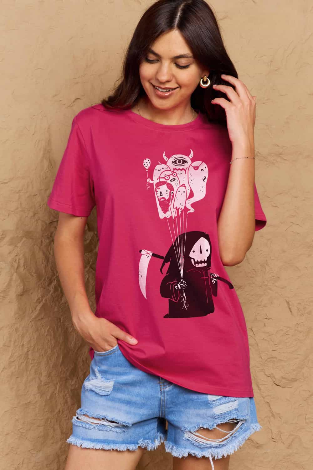 Simply Love Death Graphic T-Shirt