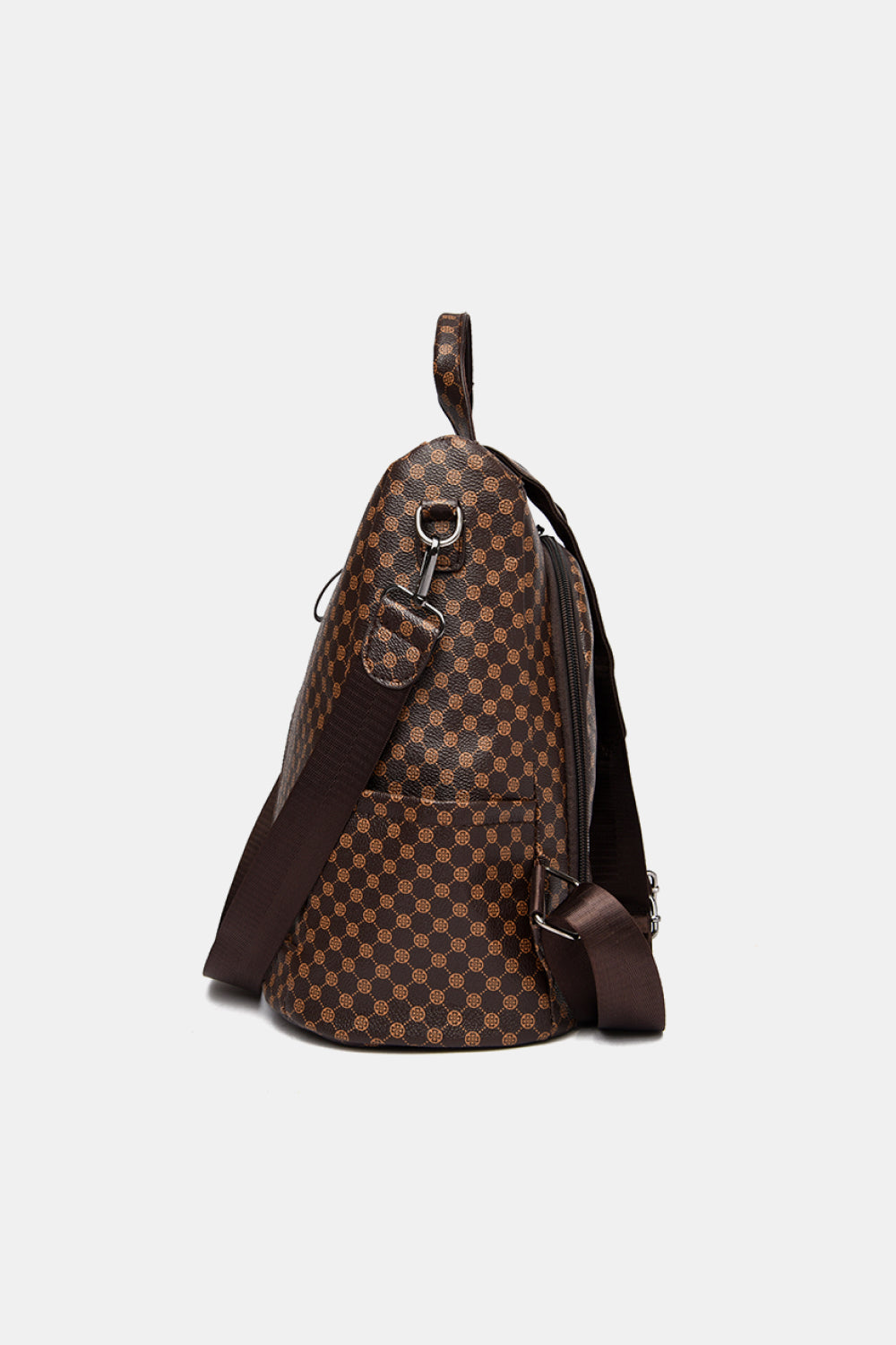 Printed PU Leather Backpack