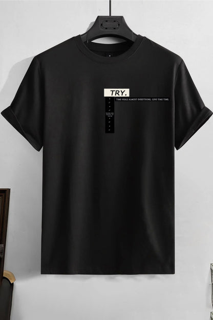 Men's Graphic Round Neck Tee Shirt