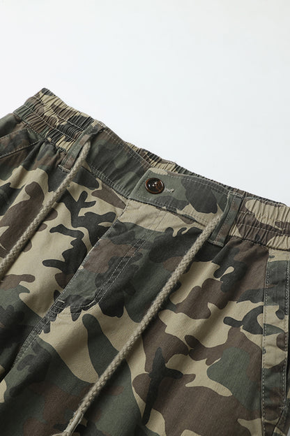 Men's Camouflage Drawstring Waist Joggers Trendsi