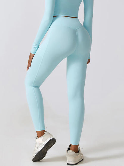 Wide Waistband Active Leggings