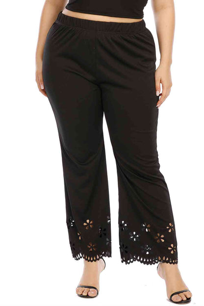 Plus+ Openwork Detail Pants