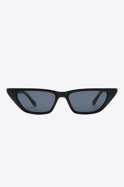 Polycarbonate Cat Eye Sunglasses - Black