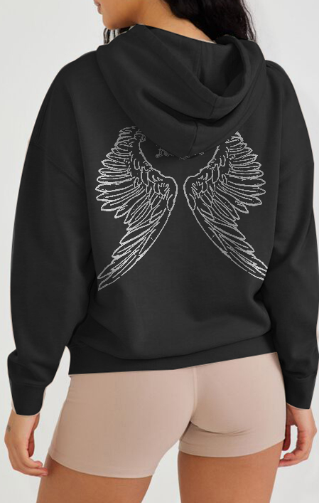 Simply Love Angel Graphic Hoodie