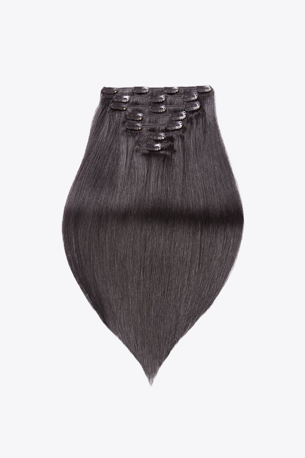 18" 120g Clip-In Hair Extensions Indian Human Hair Trendsi