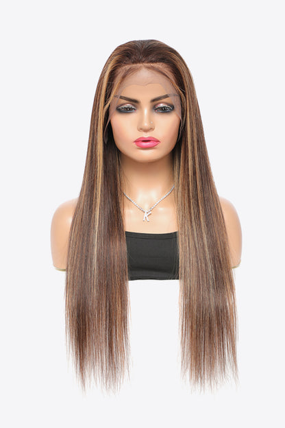 18" 160g  Highlight Ombre #P4/27 13x4 Lace Front Wigs Virgin Hair 150% Density Trendsi