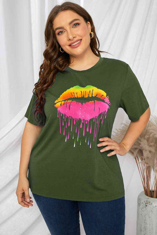 Plus+ Lip Graphic Tee Shirt