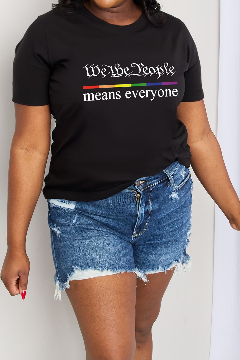 Simply Love MEANS EVERYONE Graphic Cotton Tee