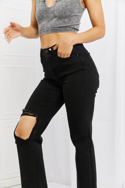 Yasmin Relaxed Distressed Jeans Trendsi