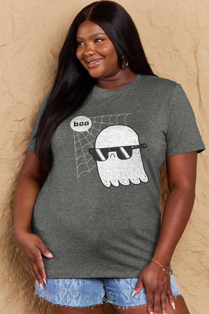 Simply Love BOO Graphic Cotton T-Shirt