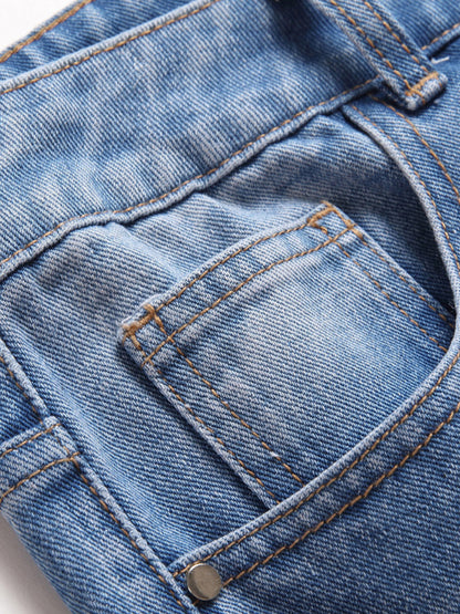 Men's Ripped To Shreds Distressed Skinny Jeans kakaclo