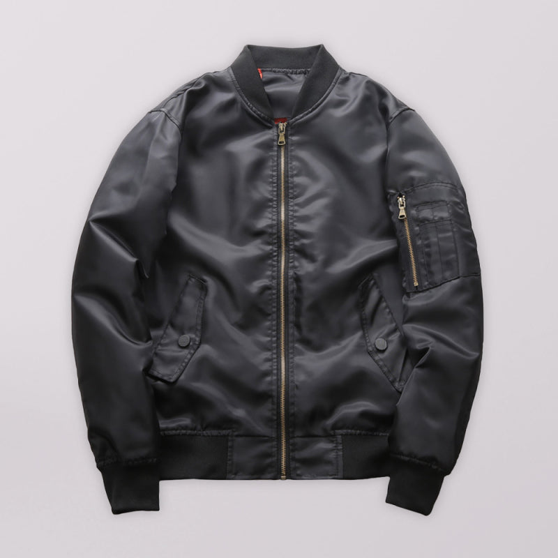 Men's Edgy Bomber Jacket kakaclo