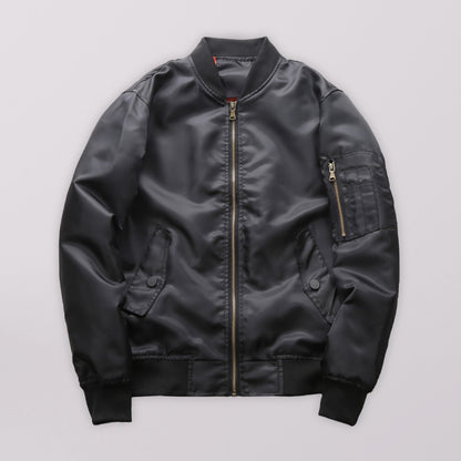 Men's Edgy Bomber Jacket kakaclo