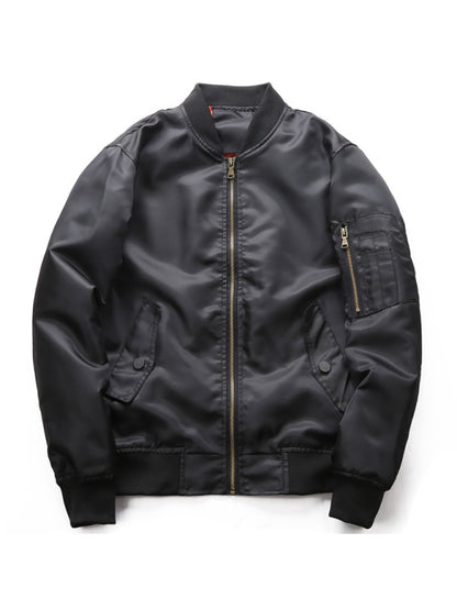 Men's Edgy Bomber Jacket kakaclo