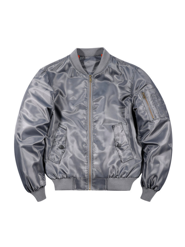 Men's Edgy Bomber Jacket kakaclo