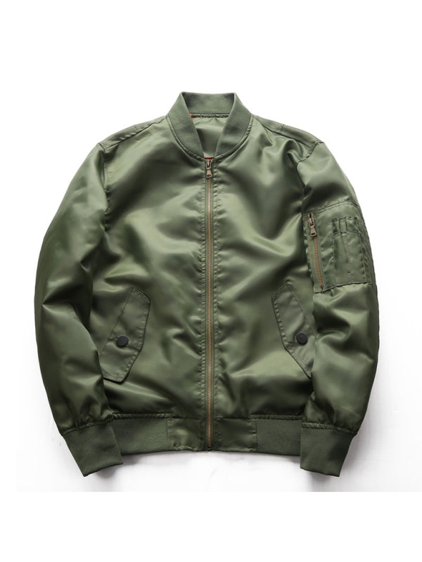 Men's Edgy Bomber Jacket kakaclo