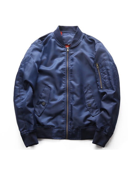 Men's Edgy Bomber Jacket kakaclo