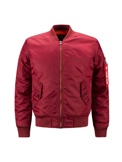 Men's Edgy Bomber Jacket kakaclo