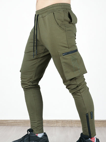 Men's Casual Loose Sports Multi-Pocket Cargo Pants kakaclo