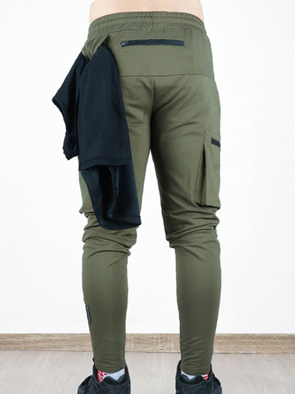 Men's Casual Loose Sports Multi-Pocket Cargo Pants kakaclo