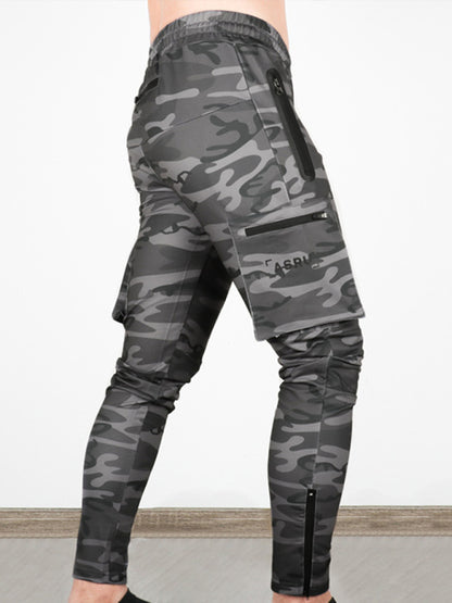 Men's Casual Loose Sports Multi-Pocket Cargo Pants kakaclo