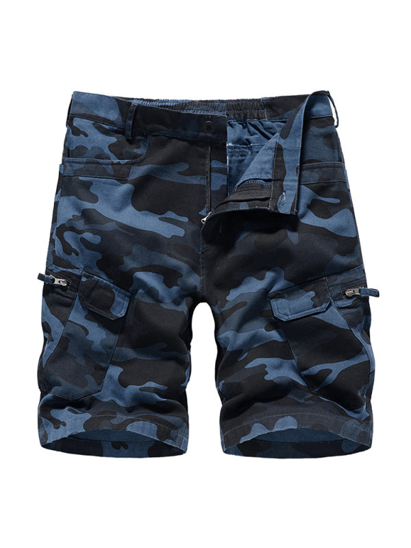 Men's Camouflage Print Cargo Shorts kakaclo