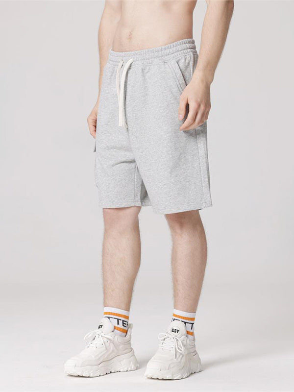 Men's Contrasting Color Stitching Woven Casual Shorts kakaclo