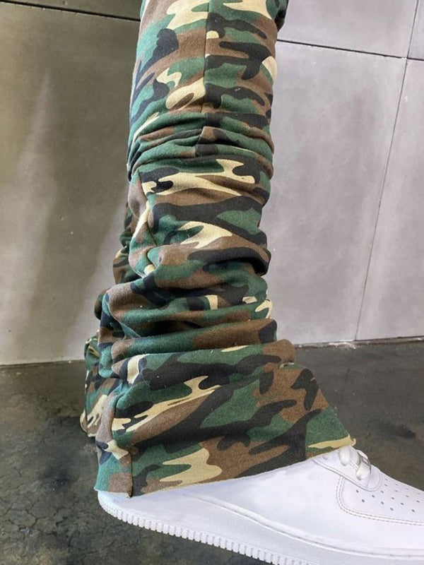 Men's Camo Stacked Sweatpants kakaclo