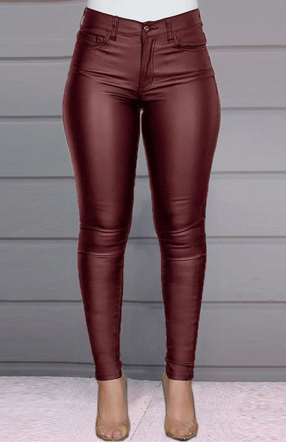 Fashion Pu Leather Pants kakaclo