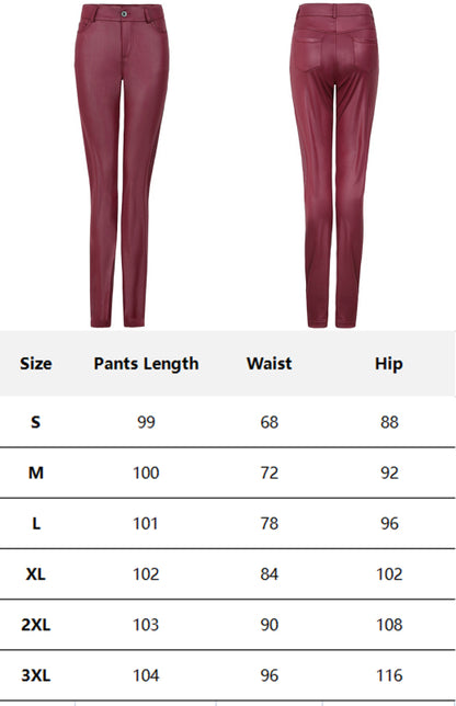 Fashion Pu Leather Pants kakaclo
