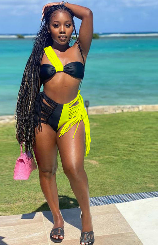 Sexy  Bikini With Tassels kakaclo