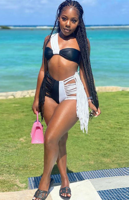 Sexy  Bikini With Tassels kakaclo