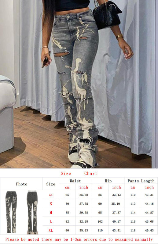 Zip Fly High Waist Washed White Slim Jeans kakaclo