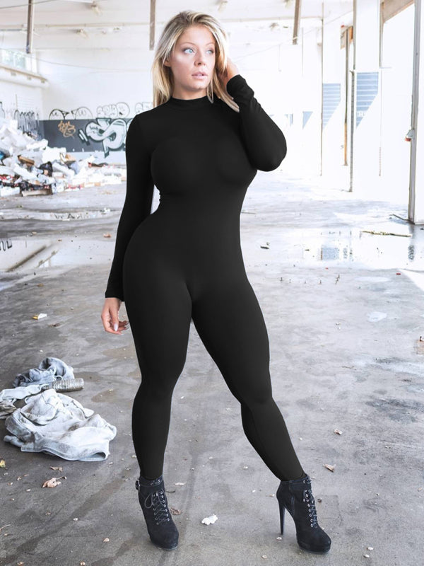 Stretch Tights Skinny Sexy Long Sleeve Jumpsuits kakaclo