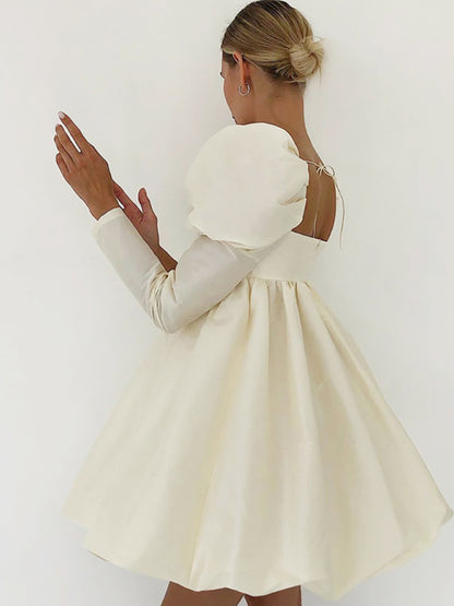 Cottage Puff Doll Mini Dress kakaclo